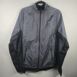 Hind Men's Gray and Black Windbreaker